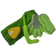 Detailer's Preference Microfiber Complete Auto Detailing Kit 5-Pieces Plus Bag