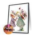 thumbnail image 2 of Cuadros Decorativos Diamond Painting 5D DIY Hat Girl Full Round Drill Rhinestone Kit (sz1169) Likrtyny embutido en tela, 2 of 7