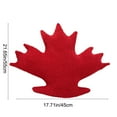 thumbnail image 3 of PRETXORVE Thanksgiving Decorations, Fall Decor, Christmas Maple Leaf Pillow, Sofa Decoration Cushion, Bed Backrest, 3 of 6