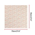 thumbnail image 3 of Bufandas de gasa para mujer - 27.6 X27.6 - Pañuelo cuadrado con estampado floral Pañuelo para el cuello Pañuelo para el cuello amarillo rojo claro 70x70cm/27.6x27.6 inches(LxW), 3 of 5