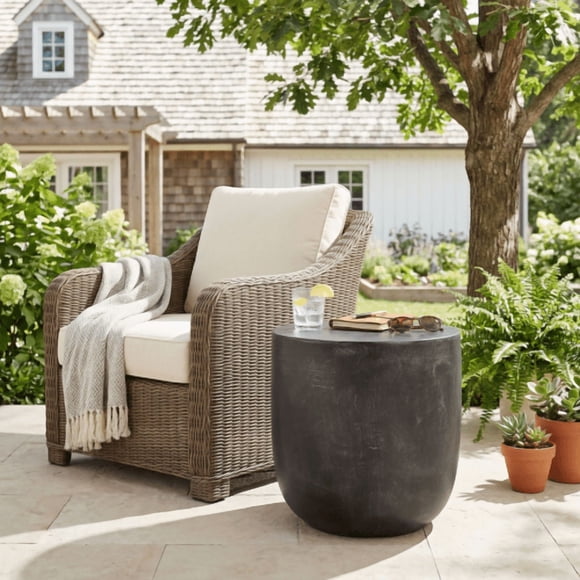 Outdoor Light Weight Concrete Side Table