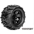thumbnail image 2 of Roapex R/C R3004-B2 Morph 1/10 Monster Truck Tire Black Wheel with 1/2 Offset 12, 2 of 2
