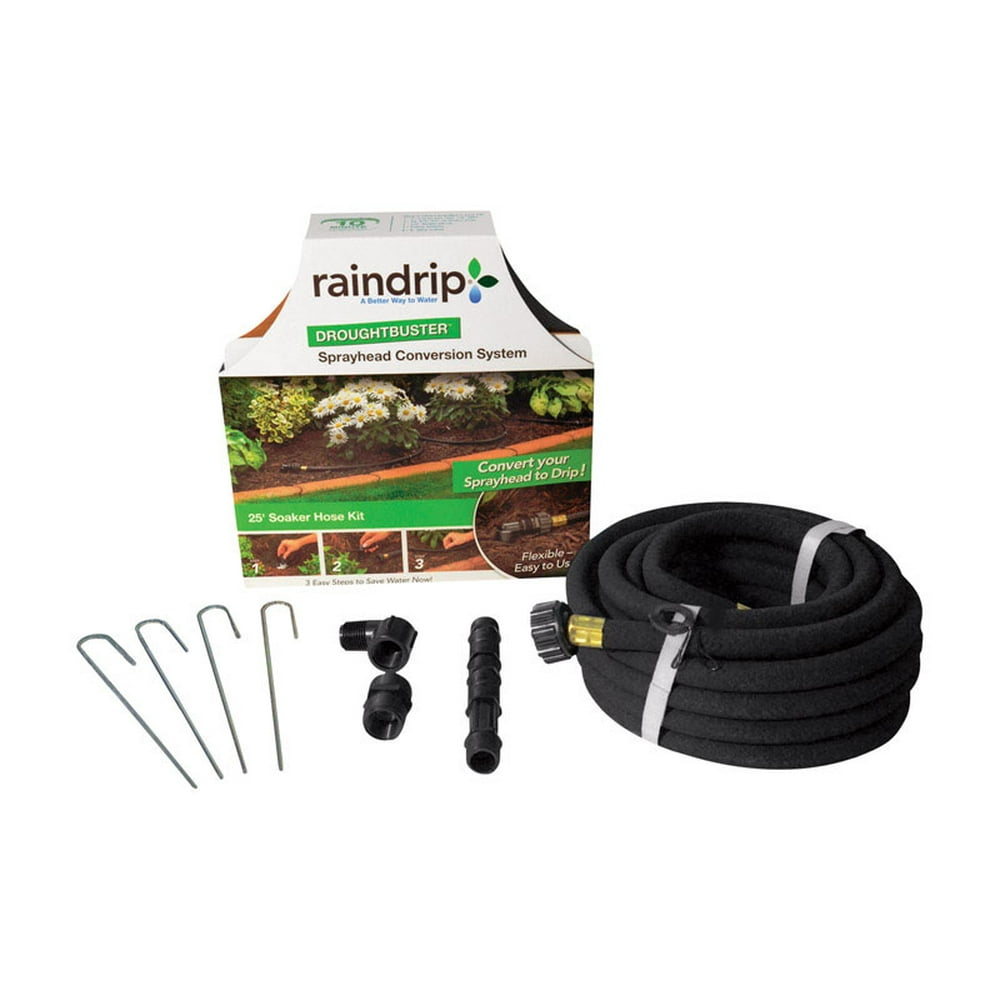 raindrip 25 ft. soaker hose conversion kit