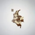 thumbnail image 5 of Multilayered Wooden 3D Colombia Map, Gift for Colombian Friend, Colombia Wooden Wall Decor, Map for Traveller (40x30 cm |15.7x11.8 inches), 5 of 14