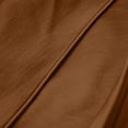 thumbnail image 4 of ClodeEU Women's High Waisted Satin A Line Skirt with Pleated, Elegant Solid Color Midi Skirt Brown,Womens Plus S, 4 of 8