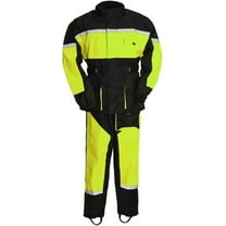 First Mfg Co - Rain Suit - Men's Motorcycle Biker Riding Ripstop Rain Suit - Large