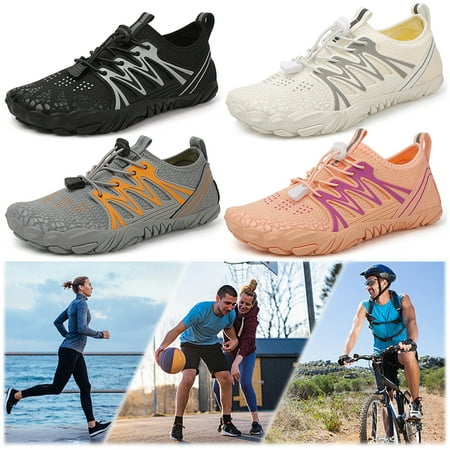 

Men Women Barefoot Wading Shoes Non-Slip Outdoor Water Shoes Rubber Sole Swimming Rock Climbing Beach Shoes Barefoot Beach Shoes