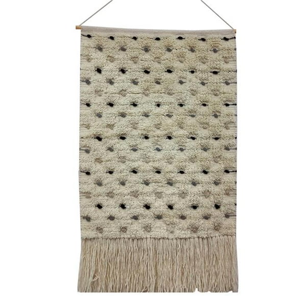 Home Essentials & Beyond 50714 30 x 50 in. Green Polka Dot Wall Tapestry