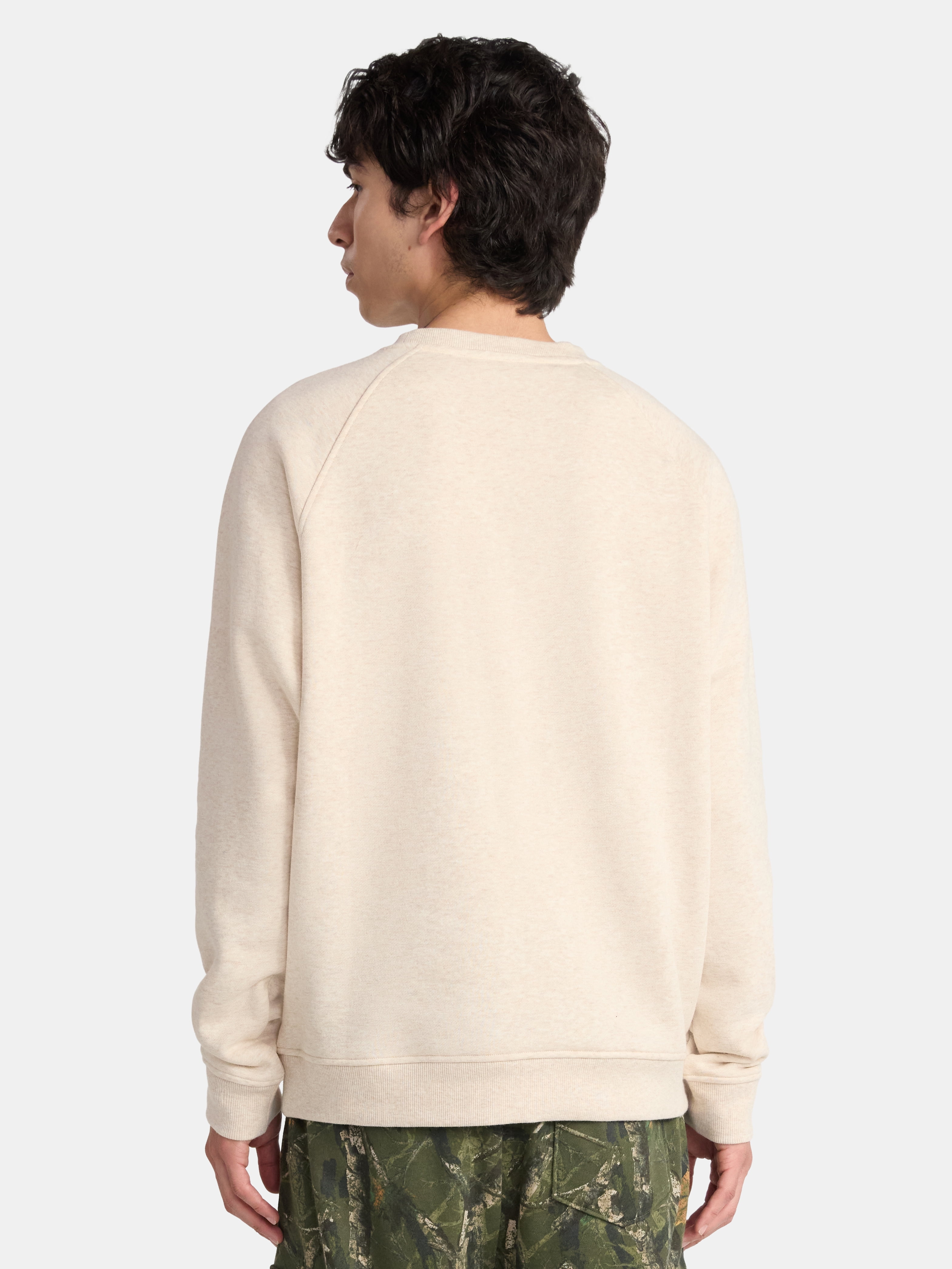 No Boundaries Crewneck Sweatshirt with Long Sleeves, Men's & Big Men's