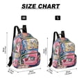thumbnail image 2 of FORMRS Mini Backpack Purse for Women Travel Daypack Casual Shoulder Bag, Art Cat, 2 of 7