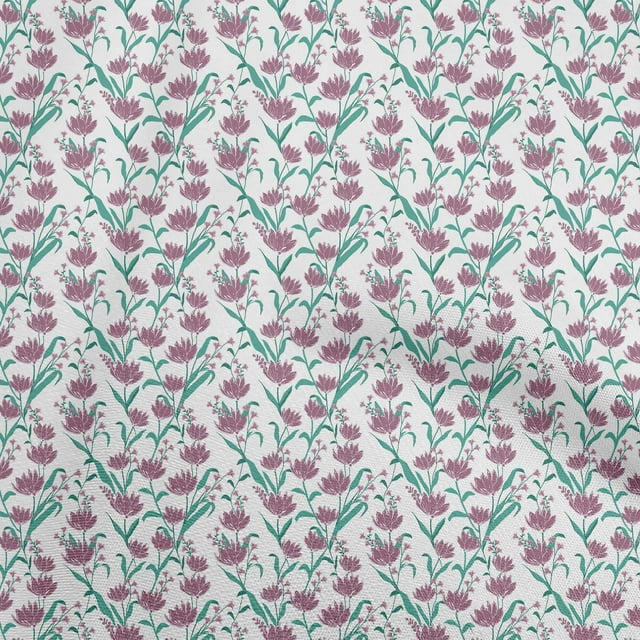 oneOone Rayon Pink Fabric Floral Craft Projects Decor Fabric Printed By The Yard 56 Inch Wide