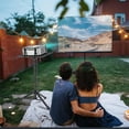 thumbnail image 3 of Support de Projecteur Portable Yiwa avec Roulettes – Trépied Robuste de 20 Lb pour Ordinateurs Portables, Tablettes et Films en Plein Air, Hauteur Réglable en 3 (26 Pouces-63 Pouces), 3 of 9
