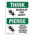 thumbnail image 1 of SignMission OS-TS-A-1218-L-11811 12 x 18 Po Panneau de Réflexion OSHA - Boucle pour la Sécurité Bilingue, 1 of 1