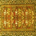 thumbnail image 1 of Ahgly Company Indoor Square Persian Yellow Traditional Area Rugs, 6' Square, 1 of 4