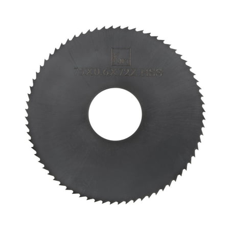 

Uxcell 75mm x 22mm x 0.6mm 72 Teeth Nitride Coated Circular Saw Blade Cutter