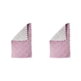 thumbnail image 1 of Transemion Dishcloth Cloth Foldable Rag Water-absorbing Dishes Pots Tableware Non-stick Washing Towel House-working Accessory Coffee Purple 2Set, 1 of 6