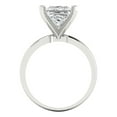 thumbnail image 4 of Solitaire Engagement Ring for Women - 3ct Moissanite in 18K White Gold Promise Ring, 4 of 6