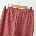 thumbnail image 5 of LYEAA Pajama Pants Women Soft Warm Winter Elastic waist Home Loungewear Causal Loose Plaid Long Sleep Pants Comfortable Sleepwear Bottoms with Pockets Red L, 5 of 8