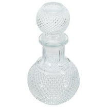 Masteelf Whiskey Decanter with Stopper Glass Brandy Bottle Decanter 250ml Liquor Decanter Decorative Whiskey Glass Dispenser for Home Bar Use