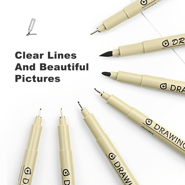 Shuttle Art Fineliner Pens 100 Colors 0.4mm Color Pen Set Fine Line Drawing for
