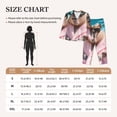 thumbnail image 3 of KLL Island Vacation Guinea Pig Print Women's Long Sleeve Pajamas with Pants Sleepwear Loungewear 2 Set-XX-Large, 3 of 7