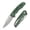 Green, variant on CIVIVI Knives CIVIVI Anaaki Folding Knife Green 2.98 Inch Plain Satin Clip Point C24039-3