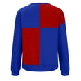 thumbnail image 3 of Oplxuo Womens Colorblock Sweatshirt Casual Long Sleeve Pullover Tops Loose Crewneck Fall Going Out T Shirts, 3 of 7
