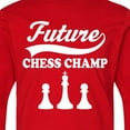 thumbnail image 4 of Inktastic Future Chess Champ Game Champion Long Sleeve Youth T-Shirt, 4 of 5