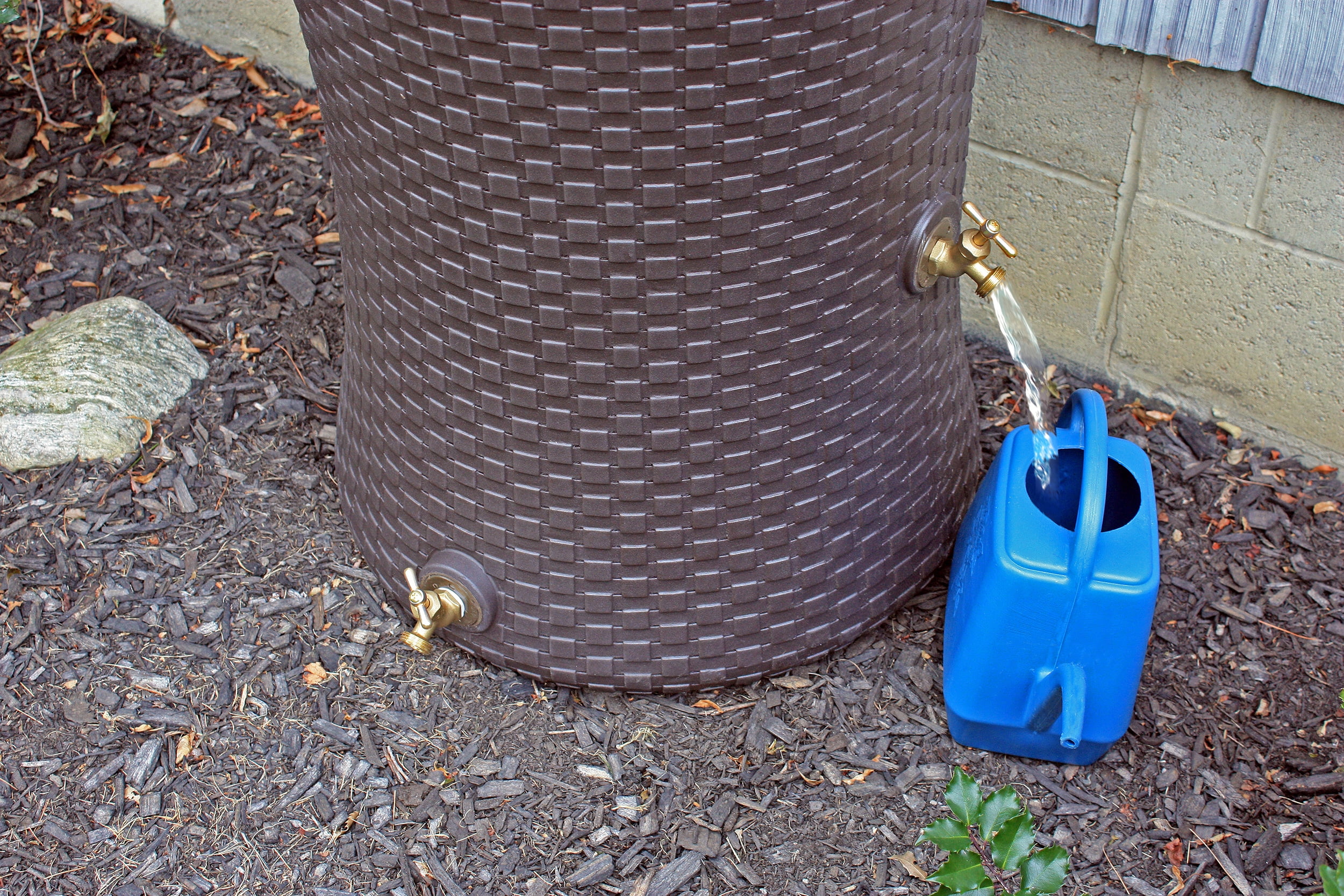 Good Ideas Impressions Nantucket 50 Gallon Rain Saver - Dark Brown
