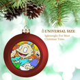 thumbnail image 3 of Rugrats Christmas Balls Ornaments Decoration Xmas Tree Hanging Ornament Pendant for Home Indoor Holiday Party Decor 2PCS, 3 of 8