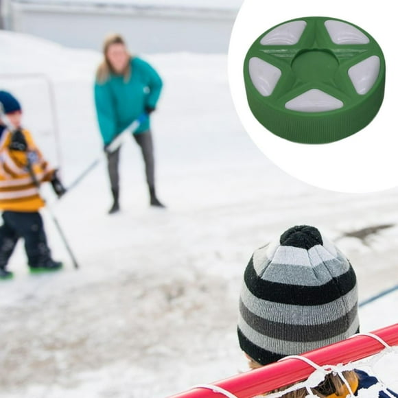 Colaxi Roller Hockey Puck Practicing Replacement Standard Sports Improved Gameplay Indoor Outdoor Training Gear Street Hockey Ball Green