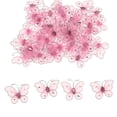thumbnail image 2 of 50 Unidades Cableadas Mariposas Media De Malla 2 * 3.2cm para Mujeres Chicas Zulema Rosado, 2 of 7