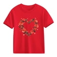 thumbnail image 1 of hengsof T-shirt Imprimé à Manches Courtes pour Enfants, 1 of 3