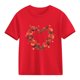 thumbnail image 1 of Blusas y camisas de manga corta con cuello redondo para niños y niñas, camisetas gráficas de manga corta, blusas con estampados bonitos para la temporada escolar., 1 of 9
