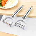 thumbnail image 3 of Ounissouiy Potato Shredder Stainless Steel Vegetable Fruit Slicer Slicing Grater Salad Head Carrot Peeling Wavy Lettuce Home Type3 NO3, 3 of 6