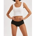 thumbnail image 3 of INNERSY No Show Underwear for Women Seamless Hipster Soft No Panty Line 3-Pack(XL,3 Black), 3 of 8