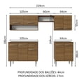 thumbnail image 3 of Cocina Integral Completa Modular Madesa Emilly 229cm MM 15, 3 of 5