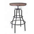 thumbnail image 1 of Armen Living LCTTPUSBPI Titan Adjustable Pub Table in Industrial Grey & Pine Wood Top, 1 of 6