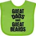 thumbnail image 3 of Inktastic Great Dads Have Great Beards Boys Baby Bib, 3 of 4