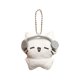 thumbnail image 2 of Adorable gato con auriculares, llavero de peluche con dibujos animados, adorno colgante para..., 2 of 6