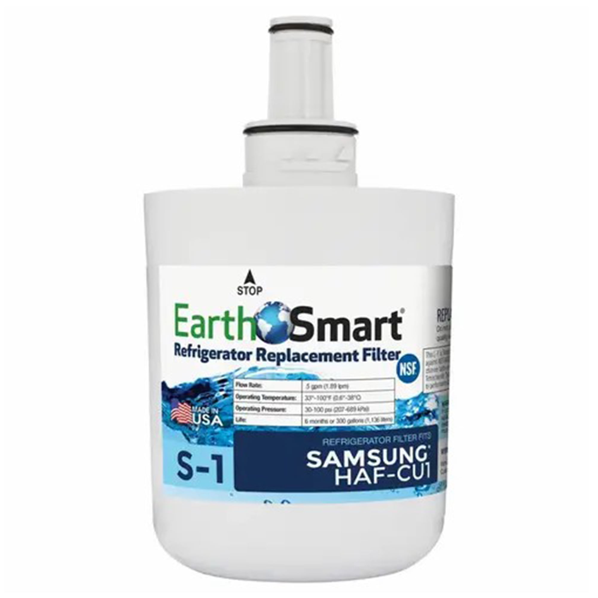 EarthSmart S-1 Refrigerator Replacement Filter For Samsung HAFCU1