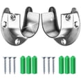 thumbnail image 1 of HSHDLDF Support de Tringle de Garde-Robe en Acier Inoxydable Robuste, Support de Tringle de Placard, Diamètre 1-1/3 Pouces, en Forme de U, Installation Facile, Retrait Rapide, Support 200KG-2 Pcs, 1 of 4