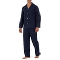thumbnail image 2 of Fruit of The Loom - Conjunto de Pijama de Manga Larga para Hombre, Marino, Large, 2 of 5