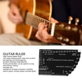thumbnail image 3 of String Action Gauge Ruler, Guitar Fret Rocker Portable Stainless Steel Sturdy  For Luthier For Repair, 3 of 8