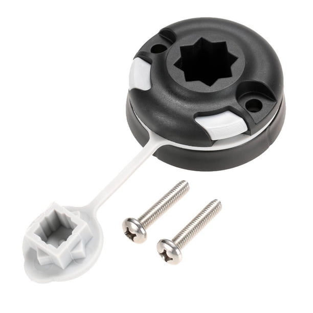 WDOplteas Base Montaje para Soporte Caña Pescar Barco Inflable Con Tornillo (1 Unidad)