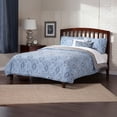 thumbnail image 1 of Richmond King Solid Wood Platform Bed in Walnut, 1 of 12