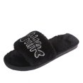 thumbnail image 2 of KEVCHE Womens Fuzzy Slippers , Warm Fur Lining and Non-Slip Rubber Sole , Indoor Outdoor House Shoes, 2 of 5
