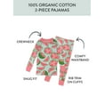 thumbnail image 2 of Honest Baby Clothing Organic Cotton Boy/Girl 2-Piece Long Sleeve Pajama Set, 18M to 5T, 2 of 7