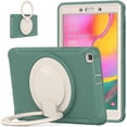 thumbnail image 3 of Shockproof TPU + PC Protective Case with 360 Degree Rotation Foldable Handle Grip Holder & Pen Slot For Samsung Galaxy Tab A 8.0 2019 T290, 3 of 5
