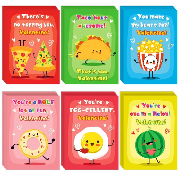 Tarjetas de San Valentín HEYINSHEN para niños y escuelas, 48 unidades